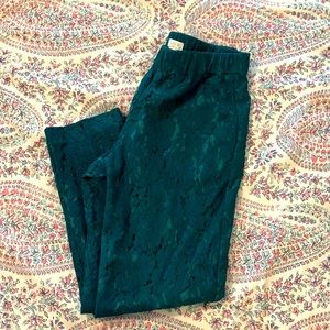 EUC JCrew lace pants